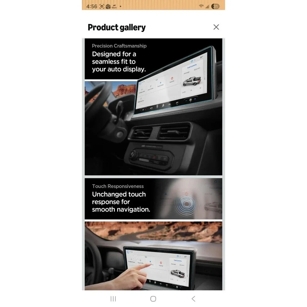 Spigen Tempered Glass Screen Protector [GlasTR Slim] designed for Ford Maverick